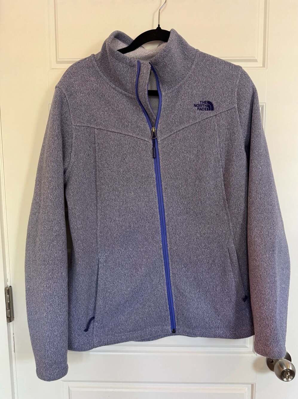 The North Face Women's Crescent Full Zip Fleece Jacket Purple Size Large